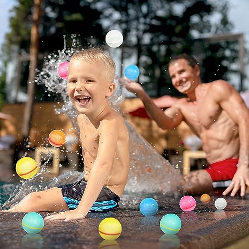 Bambibo Reusable Water Balloons for Kids - Pack of 18