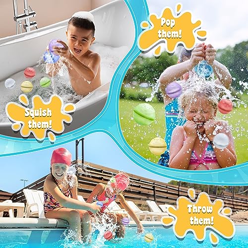 Bambibo Reusable Water Balloons for Kids - Pack of 6