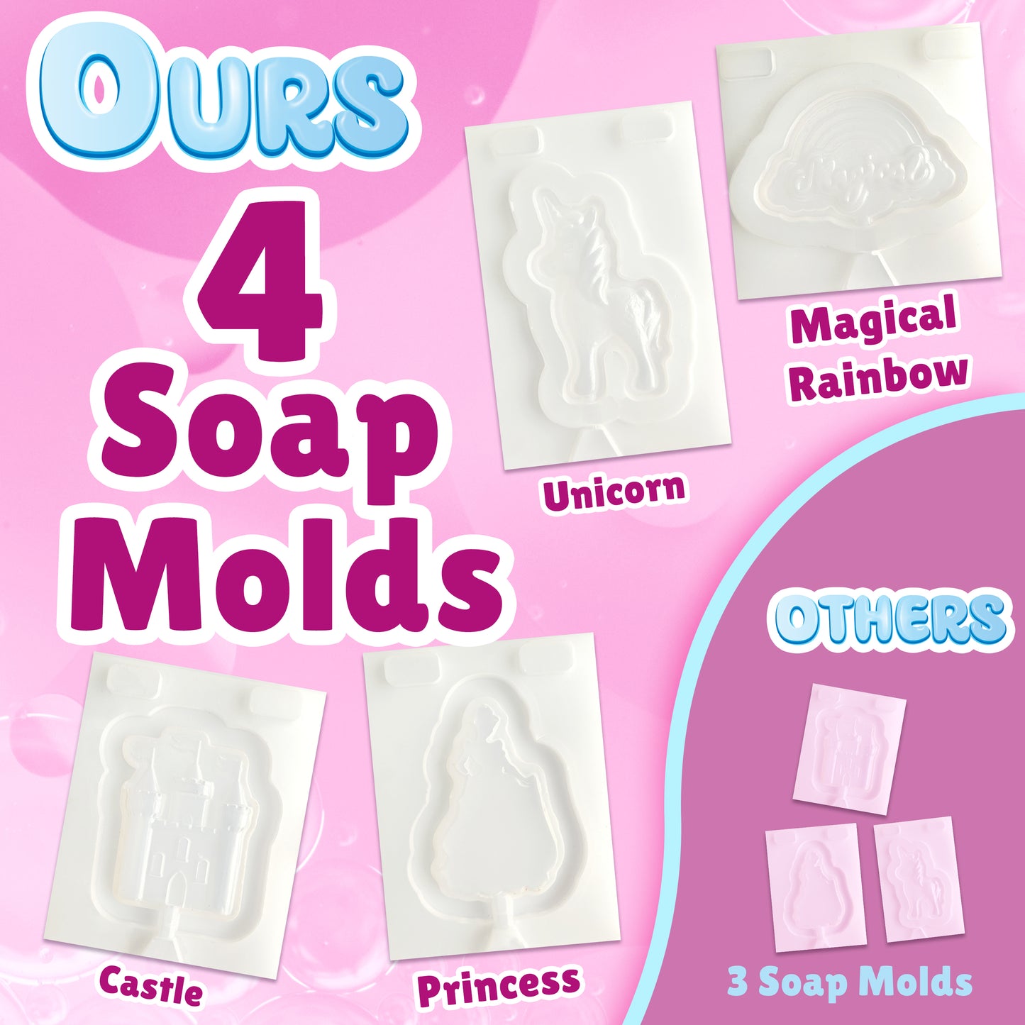 Bambibo DIY Soap Making Kit for Kids - MEGA Pack 52 Pcs