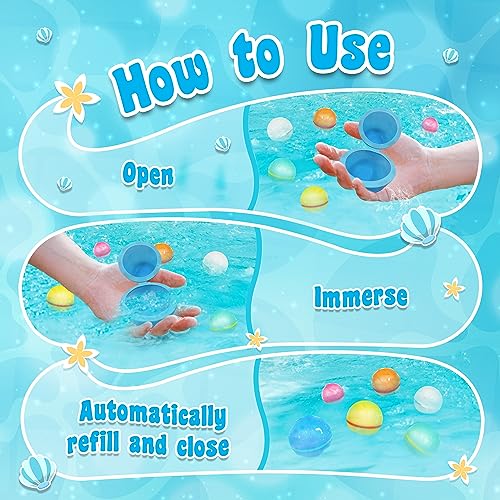 Bambibo Reusable Water Balloons for Kids - PACK OF 12