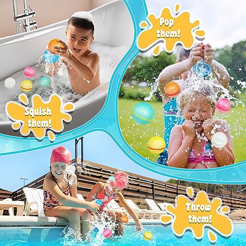 Reusable Water Balloons For Kids 12-Pack Reusable Water Balloons