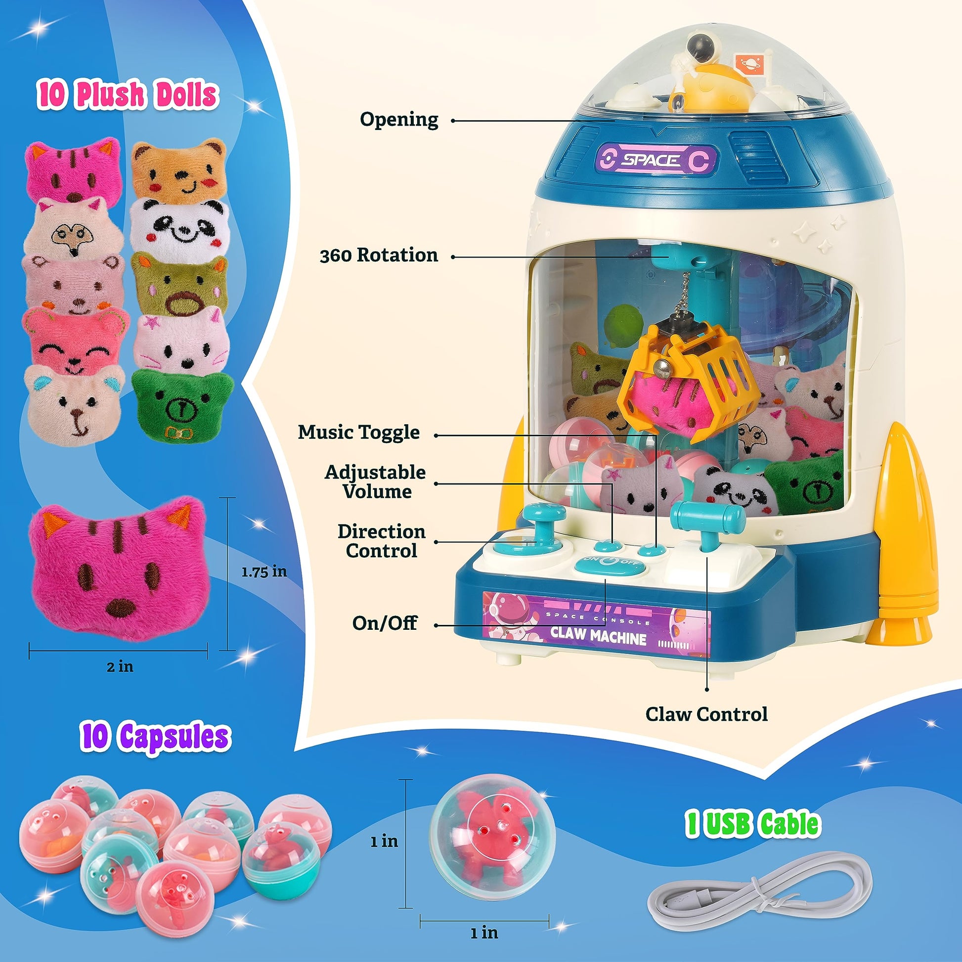 Bambibo Mini Claw Machine for Kids